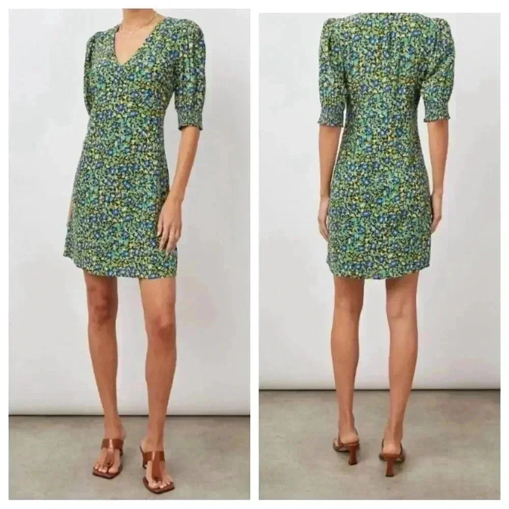 NWT Rails Roma Abstract Garden Floral Dress size Small